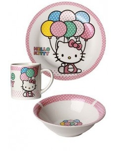 SET PETIT DEJEUNER HELLO KITTY Ballon