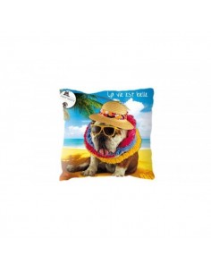 COUSSIN CHIEN  la vie est belle