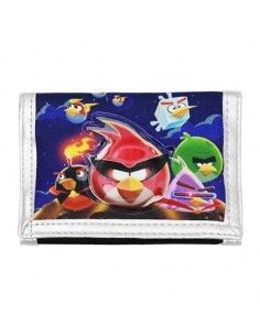 PORTEFEUILLE ANGRY BIRDS fond bleu