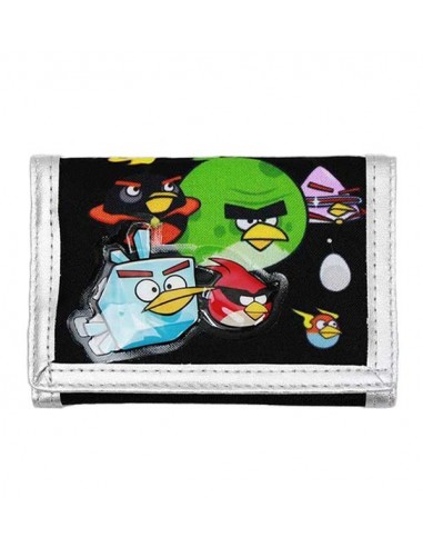 PORTEFEUILLE ANGRY BIRDS Fond noir