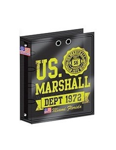 CLASSEUR US.MARSHALL NOIR