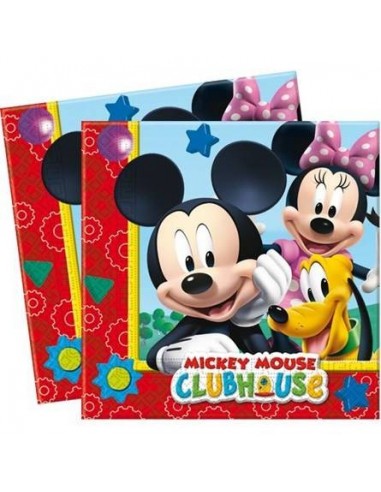 20 SERVIETTES EN PAPIER MICKEY