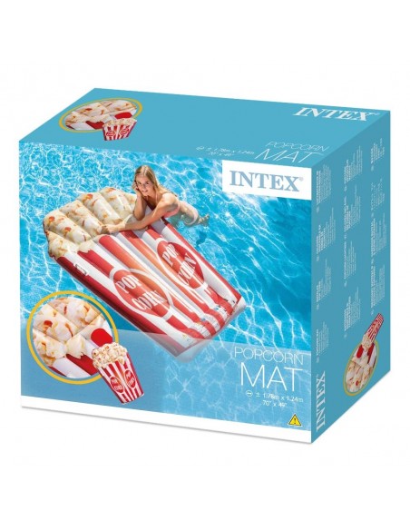 MATELAS GONFLABLE POP CORN INTEX 178 cm x 124 cm
