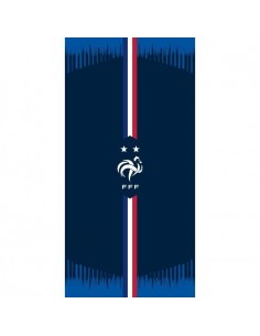 SERVIETTE DE PLAGE EQUIPE DE FRANCE FOOTBALL  2 étoiles