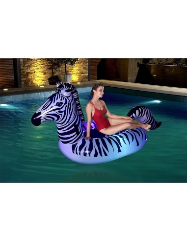 ZEBRE GONFLABLE LUMINEUX