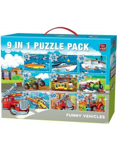 PACK DE PUZZLE 9 en 1