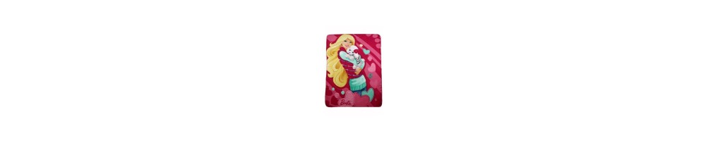 Plaids, couvertures Barbie pas cher. Acheter en ligne
